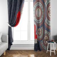 Georgia Independence Day Window Curtain Holy Trinity Cathedral of Tbilisi - Wonder Print Shop