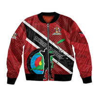 Personalized Trinidad and Tobago Archery Bomber Jacket Archery On The Move