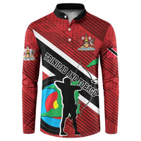 Personalized Trinidad and Tobago Archery Button Sweatshirt Archery On The Move
