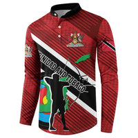 Personalized Trinidad and Tobago Archery Button Sweatshirt Archery On The Move