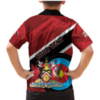 Personalized Trinidad and Tobago Archery Family Matching Mermaid Dress and Hawaiian Shirt Archery On The Move