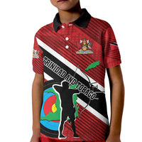 Personalized Trinidad and Tobago Archery Kid Polo Shirt Archery On The Move
