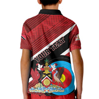 Personalized Trinidad and Tobago Archery Kid Polo Shirt Archery On The Move