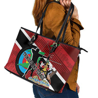 Trinidad and Tobago Archery Leather Tote Bag Archery On The Move