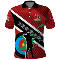 Personalized Trinidad and Tobago Archery Polo Shirt Archery On The Move