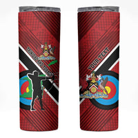 Personalized Trinidad and Tobago Archery Skinny Tumbler Archery On The Move