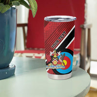 Personalized Trinidad and Tobago Archery Tumbler Cup Archery On The Move