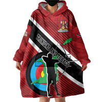 Personalized Trinidad and Tobago Archery Wearable Blanket Hoodie Archery On The Move