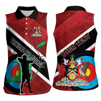 Personalized Trinidad and Tobago Archery Women Sleeveless Polo Shirt Archery On The Move