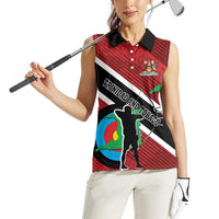 Personalized Trinidad and Tobago Archery Women Sleeveless Polo Shirt Archery On The Move