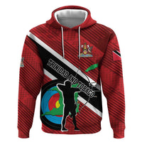 Personalized Trinidad and Tobago Archery Zip Hoodie Archery On The Move