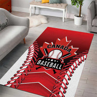 Canada Baseball Area Rug Go Champion The Maple Leaf