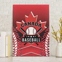 Canada Baseball Canvas Wall Art Go Champion The Maple Leaf