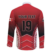 Custom Canada Baseball Family Matching Off The Shoulder Long Sleeve Dress and Hawaiian Shirt Go Champion The Maple Leaf