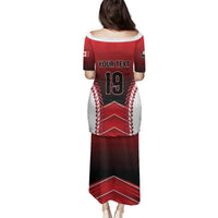 Custom Canada Baseball Family Matching Puletasi and Hawaiian Shirt Go Champion The Maple Leaf