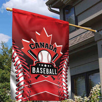 Canada Baseball Garden Flag Go Champion The Maple Leaf