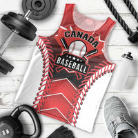 Custom Canada Baseball Men Tank Top Go Champion The Maple Leaf