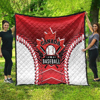 Canada Baseball Quilt Go Champion The Maple Leaf
