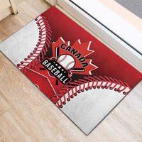 Canada Baseball Rubber Doormat Go Champion The Maple Leaf