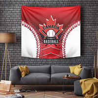 Canada Baseball Tapestry Go Champion The Maple Leaf
