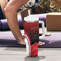 Custom Canada Baseball Tumbler With Handle Go Champion The Maple Leaf