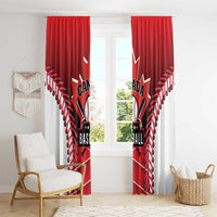 Canada Baseball Window Curtain Go Champion The Maple Leaf