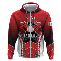 Custom Canada Baseball Zip Hoodie Go Champion The Maple Leaf