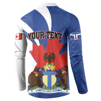 Personalised Canada Toronto Button Sweatshirt Maple Leaf Diversity Our Strength