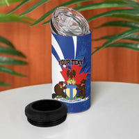 Personalised Canada Toronto 4 in 1 Can Cooler Tumbler Maple Leaf Diversity Our Strength