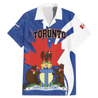 Personalised Canada Toronto Family Matching Mermaid Dress and Hawaiian Shirt Maple Leaf Diversity Our Strength