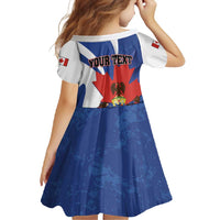 Personalised Canada Toronto Family Matching Off Shoulder Maxi Dress and Hawaiian Shirt Maple Leaf Diversity Our Strength