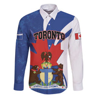 Personalised Canada Toronto Family Matching Off Shoulder Short Dress and Hawaiian Shirt Maple Leaf Diversity Our Strength