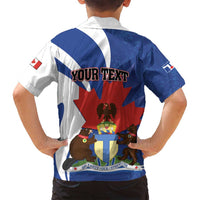 Personalised Canada Toronto Family Matching Summer Maxi Dress and Hawaiian Shirt Maple Leaf Diversity Our Strength