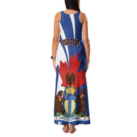 Personalised Canada Toronto Family Matching Tank Maxi Dress and Hawaiian Shirt Maple Leaf Diversity Our Strength