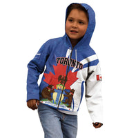 Personalised Canada Toronto Kid Hoodie Maple Leaf Diversity Our Strength