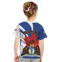 Personalised Canada Toronto Kid T Shirt Maple Leaf Diversity Our Strength