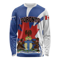 Personalised Canada Toronto Long Sleeve Shirt Maple Leaf Diversity Our Strength