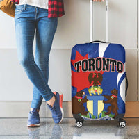 Canada Toronto Luggage Cover Maple Leaf Diversity Our Strength