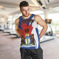 Personalised Canada Toronto Men Tank Top Maple Leaf Diversity Our Strength