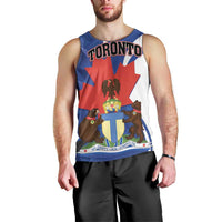 Personalised Canada Toronto Men Tank Top Maple Leaf Diversity Our Strength