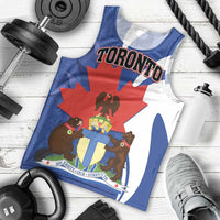 Personalised Canada Toronto Men Tank Top Maple Leaf Diversity Our Strength