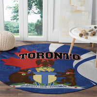 Canada Toronto Round Carpet Maple Leaf Diversity Our Strength