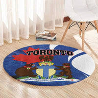 Canada Toronto Round Carpet Maple Leaf Diversity Our Strength