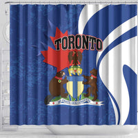 Canada Toronto Shower Curtain Maple Leaf Diversity Our Strength