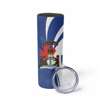 Personalised Canada Toronto Skinny Tumbler Maple Leaf Diversity Our Strength
