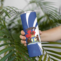 Personalised Canada Toronto Skinny Tumbler Maple Leaf Diversity Our Strength