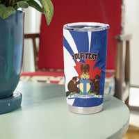 Personalised Canada Toronto Tumbler Cup Maple Leaf Diversity Our Strength