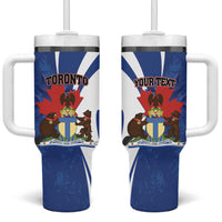 Personalised Canada Toronto Tumbler With Handle Maple Leaf Diversity Our Strength
