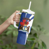 Personalised Canada Toronto Tumbler With Handle Maple Leaf Diversity Our Strength