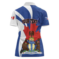 Personalised Canada Toronto Women Polo Shirt Maple Leaf Diversity Our Strength